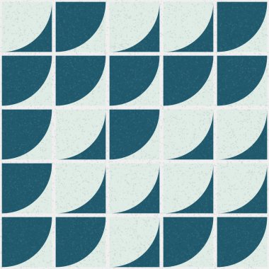 Çeyrek çizimi tekrarlayan soyut geometrik