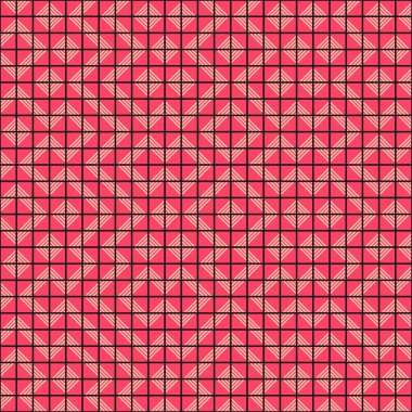 Soyut Geometrik Desen üretken hesaplama sanatı çizimi