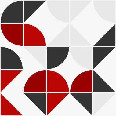 Soyut geometrik dikişsiz desen, üretken hesaplama sanatı çizimi