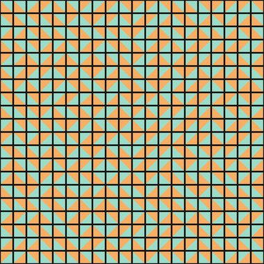 Soyut Geometrik Desen üretken hesaplama sanatı çizimi