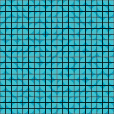 Soyut Geometrik Desen üretken hesaplama sanatı çizimi