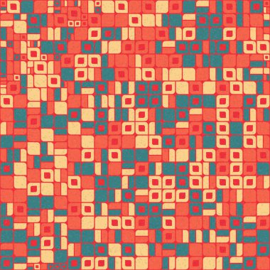 Soyut Geometrik Desen üretken hesaplama sanatı çizimi
