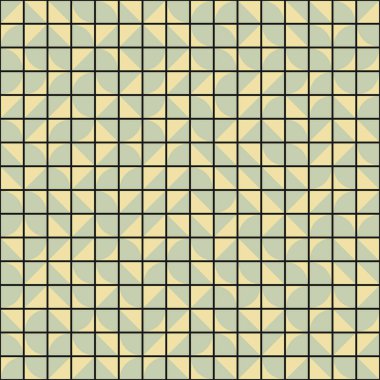 Soyut Geometrik Desen üretken hesaplama sanatı çizimi