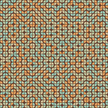 Soyut Geometrik Desen üretken hesaplama sanatı çizimi