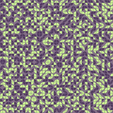 Soyut geometrik dikişsiz desen, üretken hesaplama sanatı çizimi