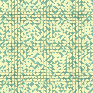 Soyut Geometrik Desen üretken hesaplama sanatı çizimi