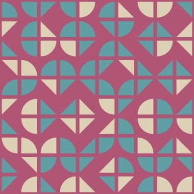 Soyut Geometrik Desen üretken hesaplama sanatı çizimi