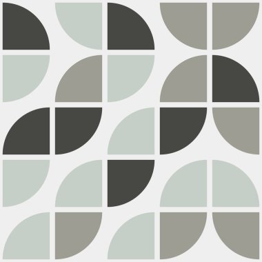 Soyut geometrik dikişsiz desen, üretken hesaplama sanatı çizimi