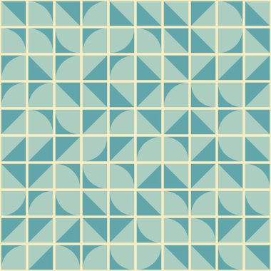 Soyut Geometrik Desen üretken hesaplama sanatı çizimi