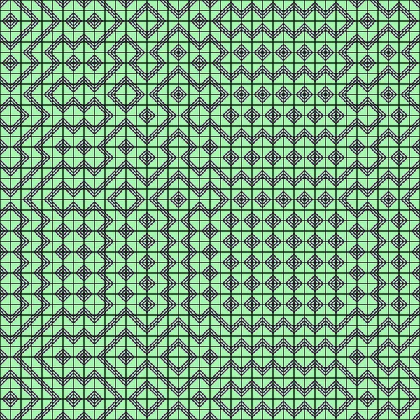 Abstrakte Geometrische Muster Generative Computergestützte Kunstillustration — Stockvektor