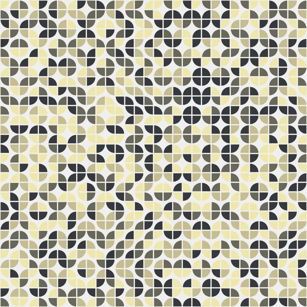 Abstract Geometrisch Naadloos Patroon Generatieve Computationele Kunst Illustratie — Stockvector