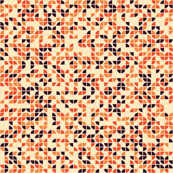 Abstrakt Geometriskt Mönster Med Repetitiva Element Illustration — Stock vektor