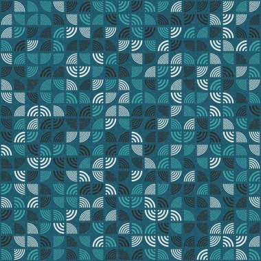 Soyut Geometrik Desen üretken hesaplama sanatı çizimi