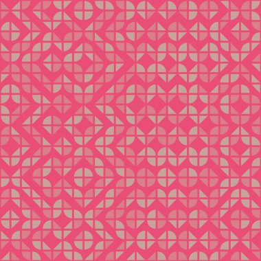 Soyut geometrik dikişsiz desen, üretken hesaplama sanatı çizimi