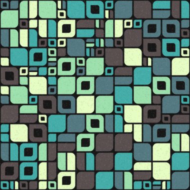 Soyut Geometrik Desen üretken hesaplama sanatı çizimi