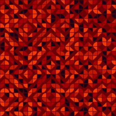 Soyut geometrik dikişsiz desen, üretken hesaplama sanatı çizimi