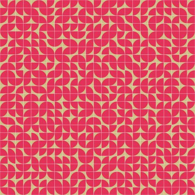 Soyut Geometrik Desen üretken hesaplama sanatı çizimi