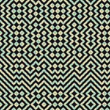 Soyut Geometrik Desen üretken hesaplama sanatı çizimi