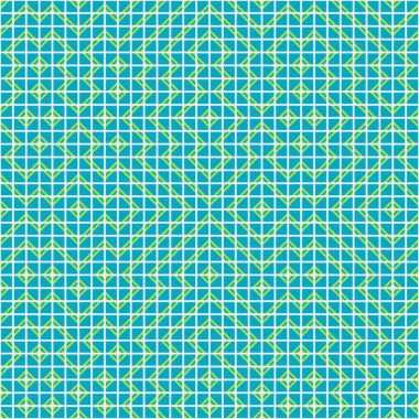 Soyut geometrik dikişsiz desen, üretken hesaplama sanatı çizimi