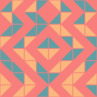 Soyut Geometrik Desen üretken hesaplama sanatı çizimi