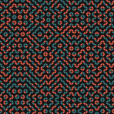 Soyut Geometrik Desen üretken hesaplama sanatı çizimi