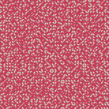 Soyut renk geometrik mozaik desen üretici hesaplama sanatı illüstrasyonu, fayans renk parçalarının taklit edilmesi