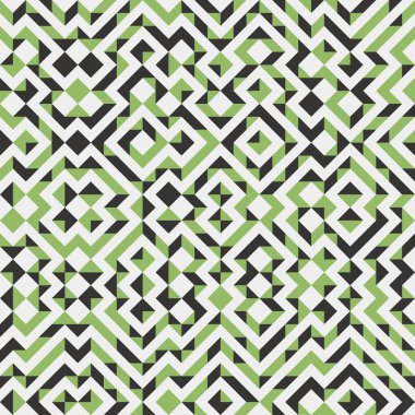 Soyut Geometrik Desen üretken hesaplama sanatı çizimi