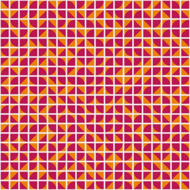 Soyut Geometrik Desen üretken hesaplama sanatı çizimi