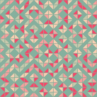 Soyut Geometrik Desen üretken hesaplama sanatı çizimi