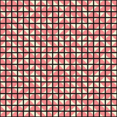 Soyut Geometrik Desen üretken hesaplama sanatı çizimi