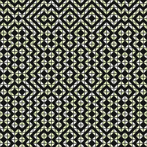 Abstraktes Geometrisches Nahtloses Muster Generative Computergestützte Kunstillustration — Stockvektor