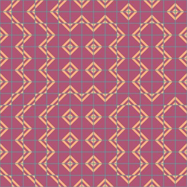 Soyut Geometrik Desen üretken hesaplama sanatı çizimi