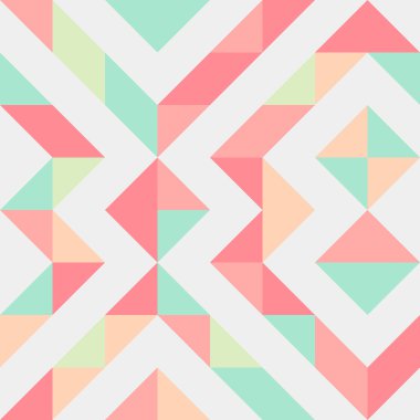 Soyut geometrik dikişsiz desen, üretken hesaplama sanatı çizimi