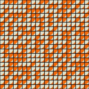 Çeyrek çizimi tekrarlayan soyut geometrik