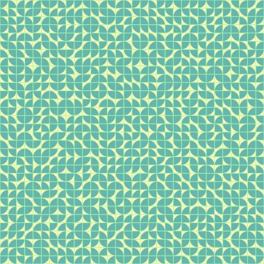 Soyut Geometrik Desen, üretken hesaplama sanatı çizimi 