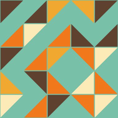 Soyut Geometrik Desen üretken hesaplama sanatı çizimi