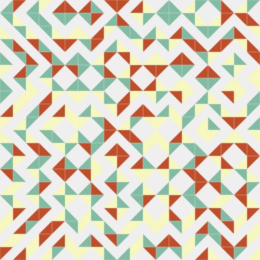 Soyut Geometrik Desen üretken hesaplama sanatı çizimi