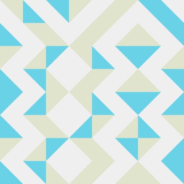 Soyut geometrik dikişsiz desen, üretken hesaplama sanatı çizimi