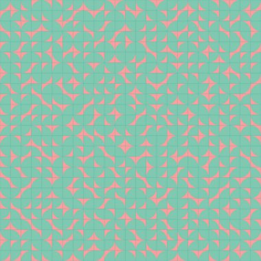 Soyut Geometrik Desen üretken hesaplama sanatı çizimi