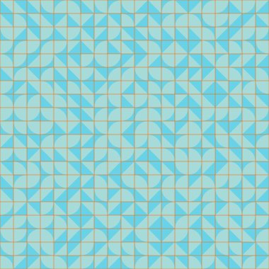 Soyut Geometrik Desen üretken hesaplama sanatı çizimi