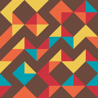 Soyut Geometrik Desen üretken hesaplama sanatı çizimi