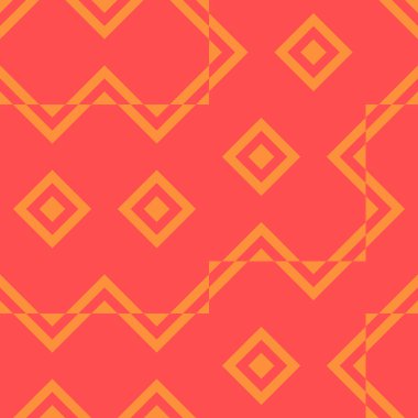 Soyut geometrik dikişsiz desen, üretken hesaplama sanatı çizimi