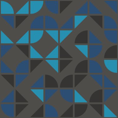 Soyut geometrik dikişsiz desen, üretken hesaplama sanatı çizimi