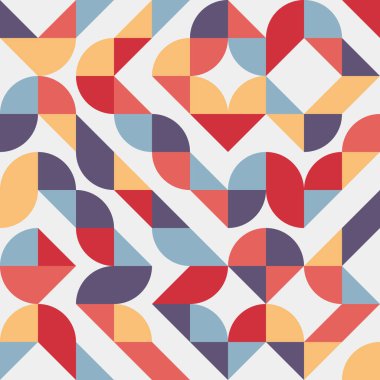 Soyut Geometrik Desen üretken hesaplama sanatı çizimi