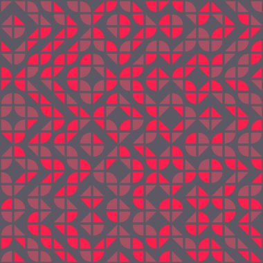 Soyut geometrik dikişsiz desen, üretken hesaplama sanatı çizimi