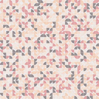 Soyut Geometrik Desen üretken hesaplama sanatı çizimi