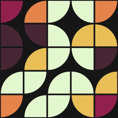 soyut geometrik model vektör çizimi 