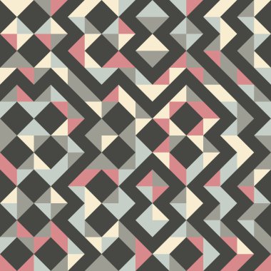 Soyut Geometrik Desen üretken hesaplama sanatı çizimi