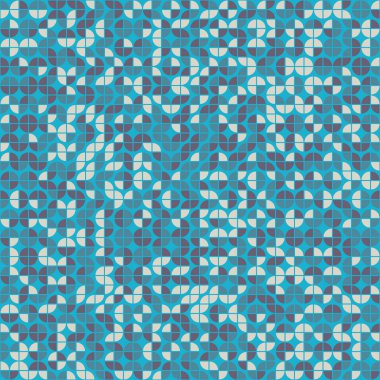 Soyut Geometrik Desen üretken hesaplama sanatı çizimi