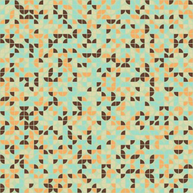 Soyut Geometrik Desen üretken hesaplama sanatı çizimi